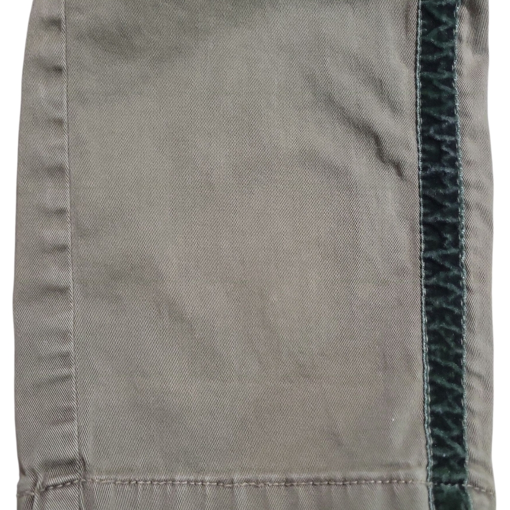 Chino By Anthropologie Women's Relaxed Chino Trouser Pant Size 28 Green Raceing - Picture 7 of 16